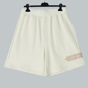 Louis Vuitton Cream Logo Embroidered Lounge Shorts